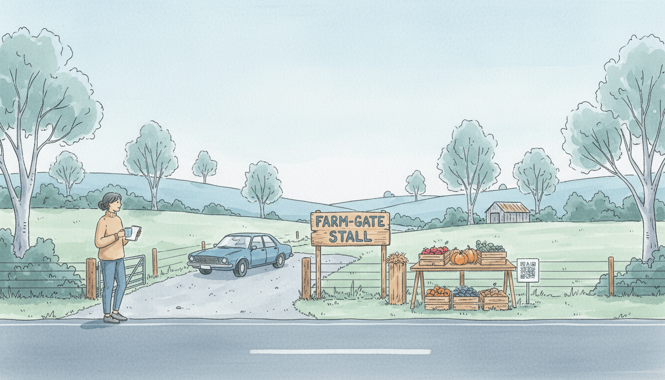 How to plan your farm-gate stall: the right spot, council rules & your vibe